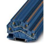 Conn Double-Level Terminal Block F 4 POS Push-In T DIN Rail 22A