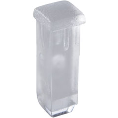 Bivar-PLPQ2-5MM-FF LED-Lichtleiter LED Light Pipe Square Right Angle Clear Rigid Bag