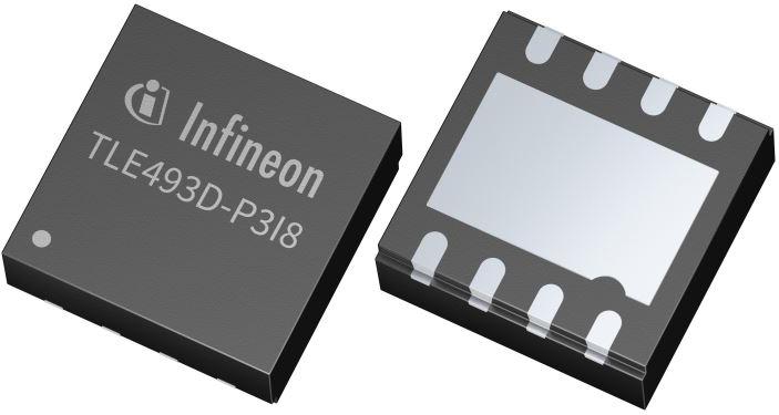 Infineon Technologies AG-TLE493DP3I8XTMA1 Hall Effect Sensors Hall Effect Sensor Differential 3.3V/5V T/R Automotive AEC-Q100