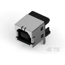 TE Connectivity-292317-4 Connector USB Conn USB 2.0 Type B RCP 4 POS 2.5mm Solder RA Thru-Hole 4 Terminal 1 Port Box/Tray