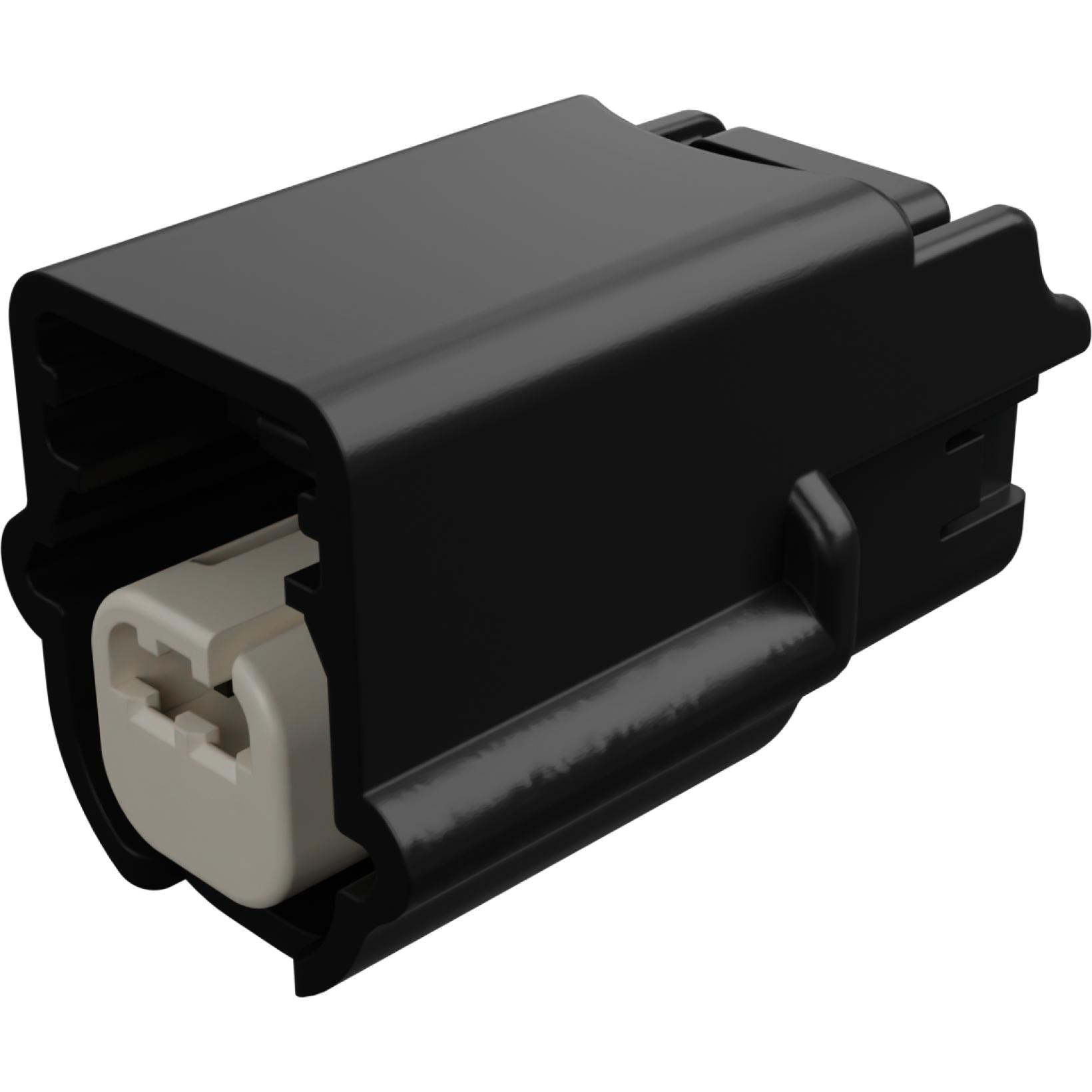 Molex-2035112310 Einzeladersteckverbinder, Gehäuse Conn Housing RCP 2 POS 2.54mm Crimp ST Cable Mount Black Bag