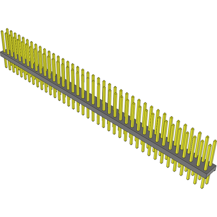 Samtec-MTMM-139-09-G-D-300 Cabezales del conector y receptáculos PCB Conn Unshrouded Header HDR 78 POS 2mm Solder ST Top Entry Thru-Hole Bulk
