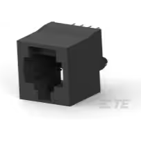 TE Connectivity-5556416-1 Steckverbinder, Telefon und Telekommunikation Conn RJ-45 F 8 POS 1.27mm Solder ST Thru-Hole 8 Terminal 1 Port Cat 3 Package