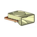 Radiall-R380845102-20 Antenne Antenna Horn 66000MHz T/R