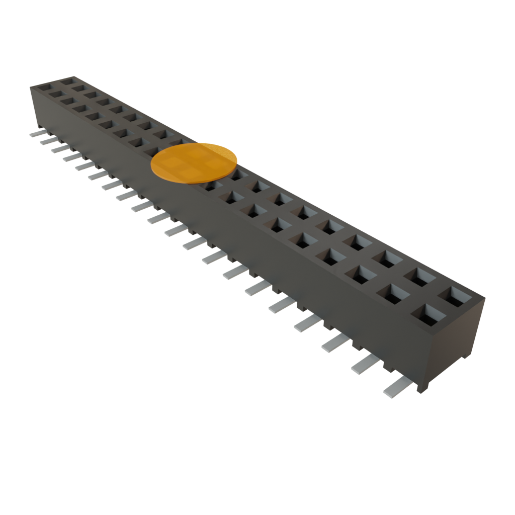 Samtec-SMM-120-02-S-D-K Connector Headers and PCB Receptacles Conn Socket Strip SKT 40 POS 2mm Solder ST Top Entry SMD TIGER EYE™ Tube