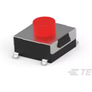 TE Connectivity-FSM103A Switch Tactile Switch Tactile OFF (ON) SPST Round Button Gull Wing 0.05A 24VDC 2.55N SMD Loose