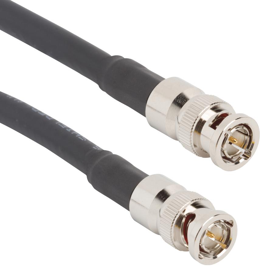 Amphenol RF-095-850-186-012 同轴电缆组件 Cable Assembly Belden 4794R 0.305m BNC to BNC M-M Bag
