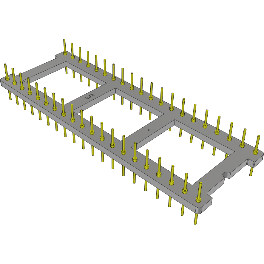 Samtec-APO-640-G-R 插座连接器 Conn DIP Adapter HDR 40 POS 2.54mm ST Thru-Hole Bulk