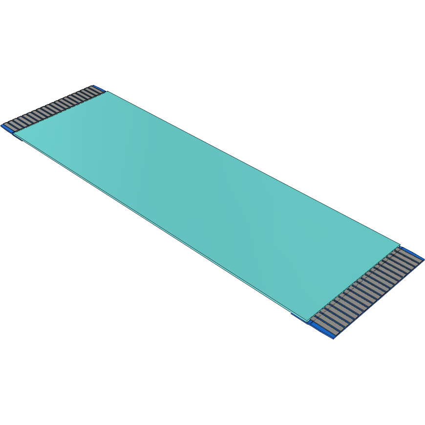 Samtec-FJ-20-D-02.48-4 Flachband Kabelbaugruppen Cable Assembly 0.06m 1mm 20 to 20POS FFC to FFC Bulk