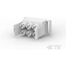 TE Connectivity-770038-1 分立接线罩连接器 Conn Housing PL 6 POS 6.35mm Crimp ST Cable Mount White Package