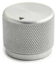 Kilo International-OEJA-90-1-6 Control Knobs Control Knob, Knurl/Round Clear Arrow