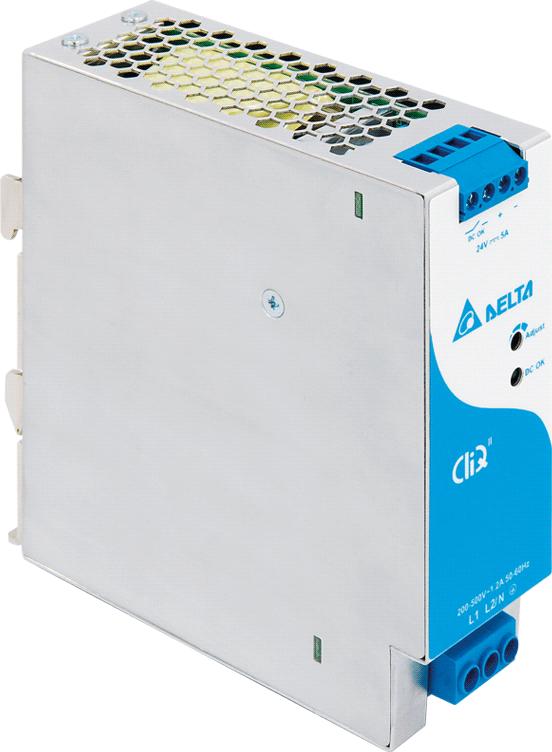 Delta Electronics-DRP-24V120W2BN Alimentation électrique CA en CC AC/DC Power Supply Single-OUT 24V 5A 120W 7-Pin Carton
