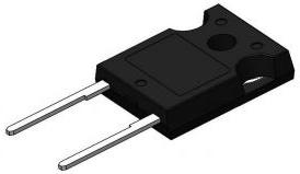 onsemi-FFSH3065B Rectifiers Diode Schottky SiC 650V 37A 2-Pin(2+Tab) TO-247 Tube