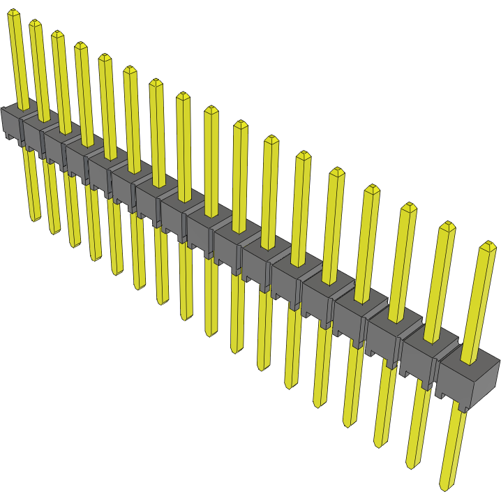 Samtec-TSW-117-16-G-S Piastre connettori e prese PCB Conn Unshrouded Header HDR 17 POS 2.54mm Solder ST Top Entry Thru-Hole Bulk