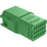 Conn Housing RCP 18 POS Crimp ST Cable Mount Green