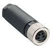 Lumberg-RKMCK4 Steckverbinder, rund Conn M8 Circular PIN 4 POS Screw ST Cable Mount 4 Terminal 1 Port