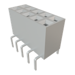 Conn Socket Strip SKT 10 POS 2.54mm Solder ST Top Entry Thru-Hole TIGER CLAW™ Tube