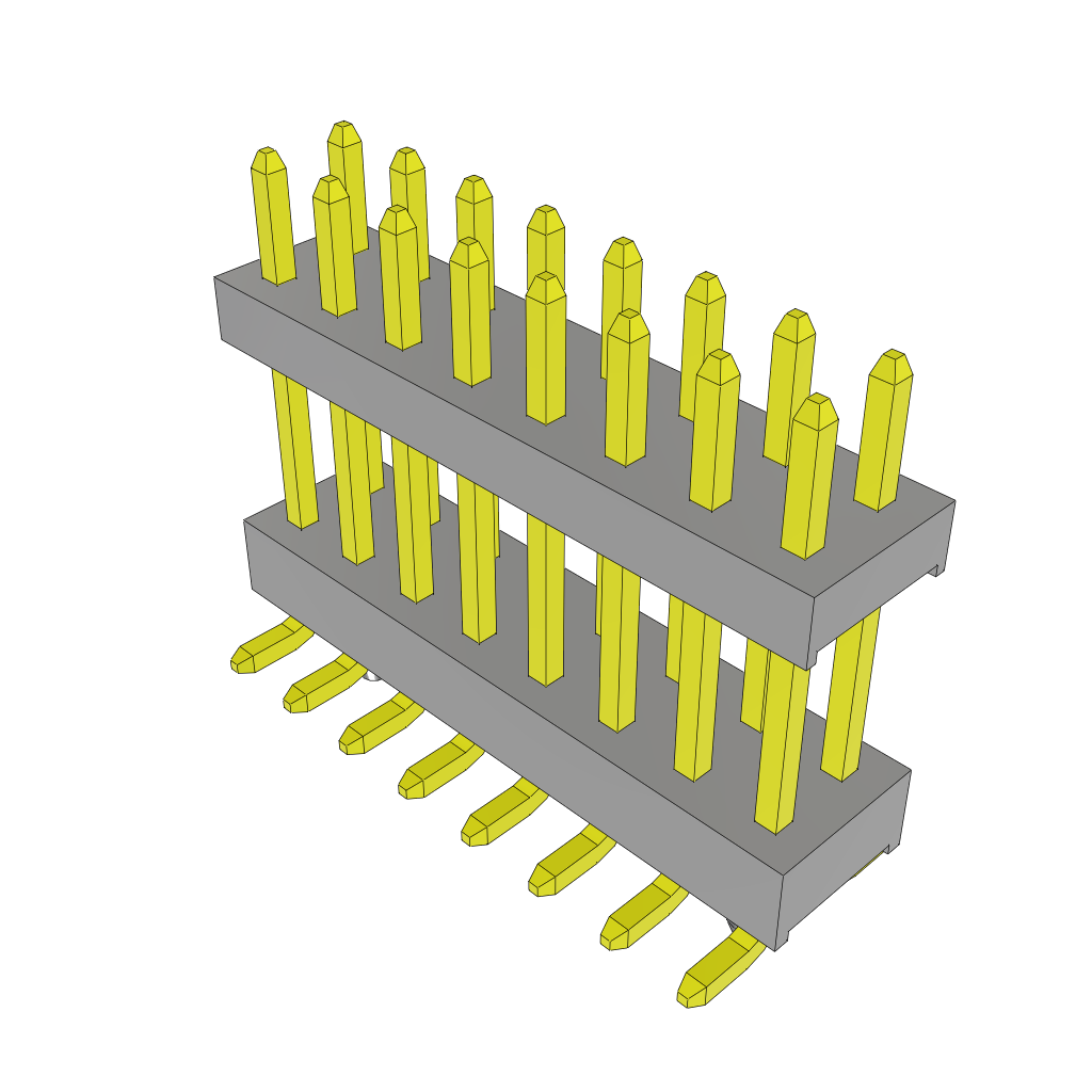 Samtec-TW-08-04-F-D-375-SM-A 连接器插头及 PCB 插座 Conn Board Stacker HDR 16 POS 2mm Solder ST Top Entry SMD Tube