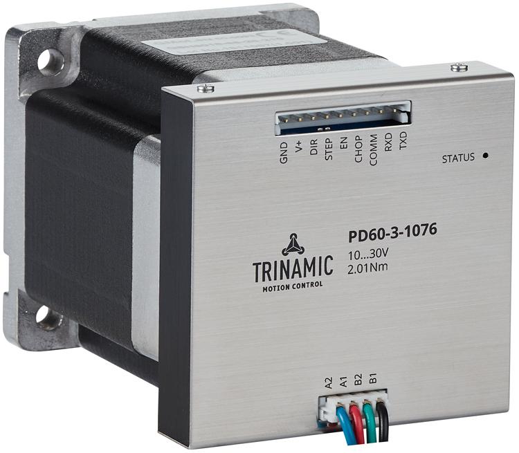 Analog Devices-PD60-3-1076 Stepper Motors Stepper Motors Hybrid Bipolar Square 3.36V 2.8A 1.2Ohm 570g.cm² 2.1 1.8° 1Shaft