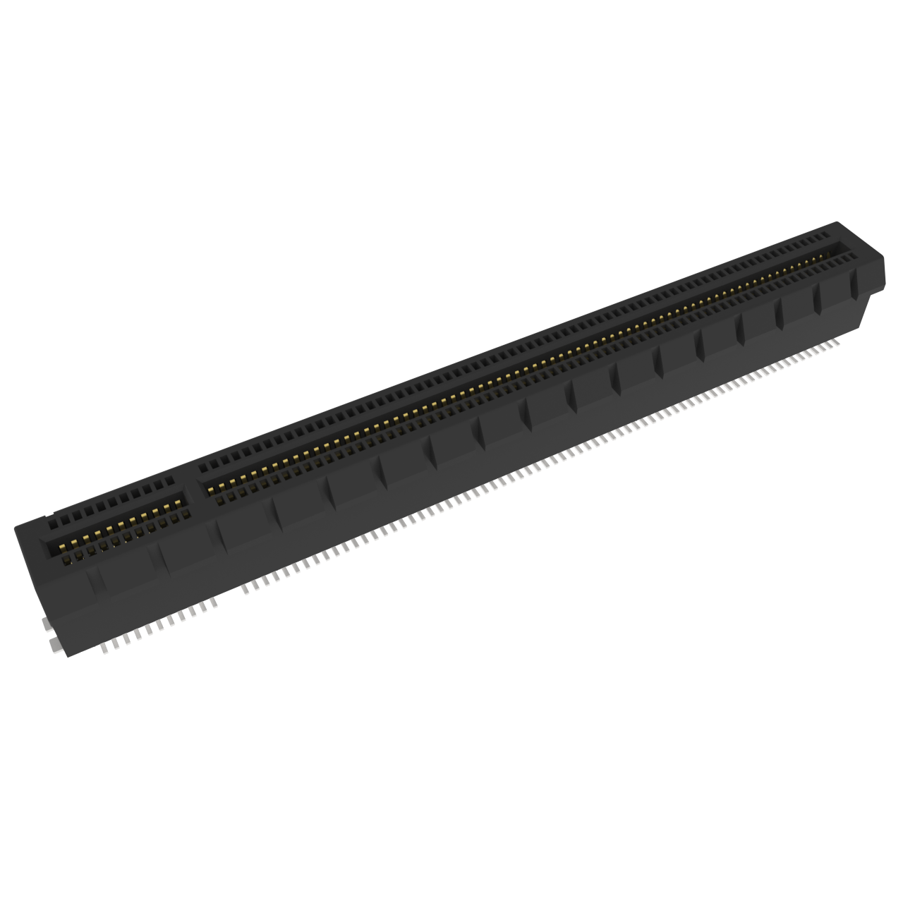 Amphenol Communications Solutions-10061913-103CLF Connector Card Edge PCI Express® GEN 3 Card Edge, Storage and Server Connector, Vertical, Surface Mount, x16, 164 Positions, 1.00mm (0.039in) Pitch