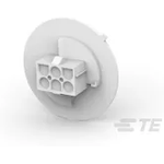 Conn Housing RCP 6 POS 6.35mm Crimp ST Panel Mount White Package