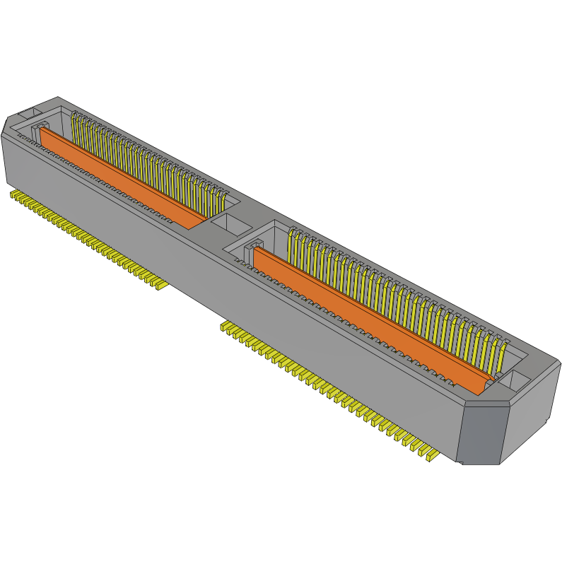 Samtec-QTH-060-01-H-D-A-TR Cabezales del conector y receptáculos PCB Conn Micro High Speed Terminal Strip HDR 120 POS 0.5mm Solder ST Top Entry SMD T/R