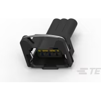 TE Connectivity-368000-1 Einzeladersteckverbinder, Gehäuse Conn Housing RCP 3 POS 5mm Crimp ST Cable Mount Black Bag