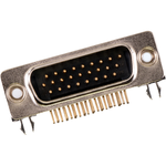 Conn D-Sub M 26 POS 1.98mm Solder RA Thru-Hole 26 Terminal 1 Port Tray