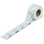 WAGO Kontakttechnik GmbH-210-801 Steckverbinderzubehör Connector Accessories Label Straight Acrylic/Polyester White Box