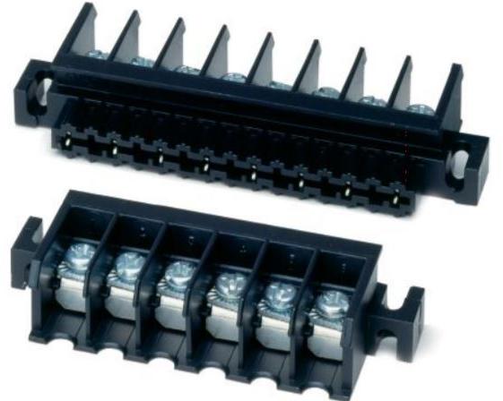 Eaton-15104-102T1 Steckverbinder, Klemmenblöcke Conn Terminal Block 10 POS 9.53mm Screw Panel Mount 10A