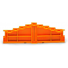 WAGO-727-206 Accessori per connettori Connector Accessories End Plate Straight Polyamide 6/6 Orange Box