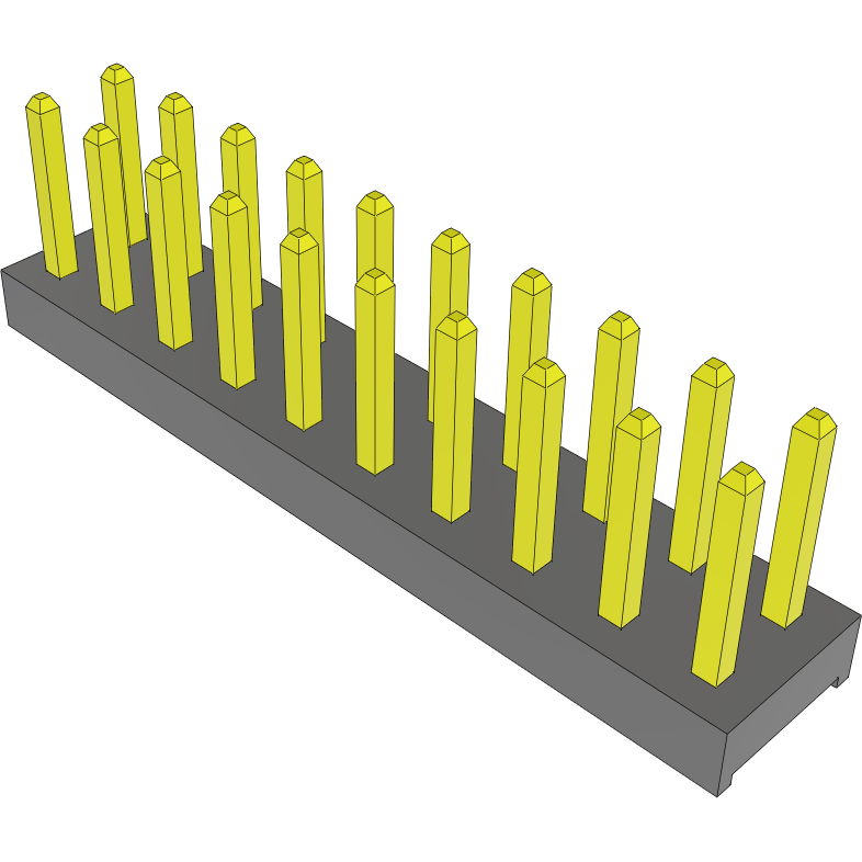 Samtec-MTMM-110-02-G-D-171 Steckverbinderleisten und Leiterplattenbuchsen Conn Unshrouded Header HDR 20 POS 2mm Solder ST Top Entry Thru-Hole Bulk