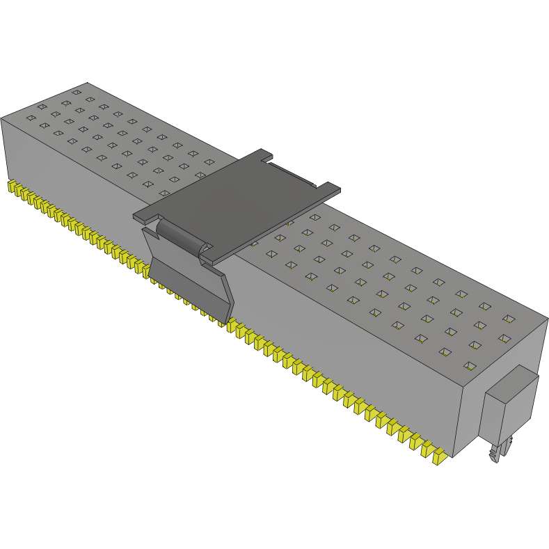 Samtec-SOLC-125-02-S-Q-LC-P Piastre connettori e prese PCB Conn Socket Strip SKT 100 POS 0.635mm Solder ST SMD Tube
