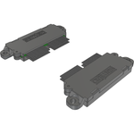 Cable Assembly Coax Micro Ribbon 0.23m 38AWG Micro High Speed Terminal to Micro High Speed Terminal M-M Q STRIP® Bag