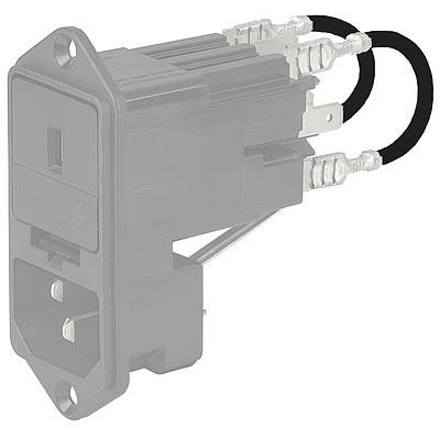 SCHURTER-0881.0074 Andere Kabelbaugruppen Cable Assembly Strand 0.07m Quick Disconnect Terminal to Quick Disconnect Terminal 1 to 1 POS F-F Crimp-Crimp Bag