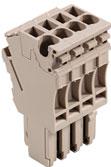 Weidmuller-1815220000 Steckverbinder, Klemmenblöcke Conn Plug-in Terminal Block F 4 POS Tension Clamp ST Cable Mount 24A