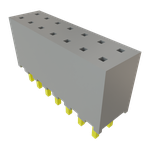 Conn Socket Strip SKT 14 POS 2mm Solder ST Top Entry Thru-Hole Tube