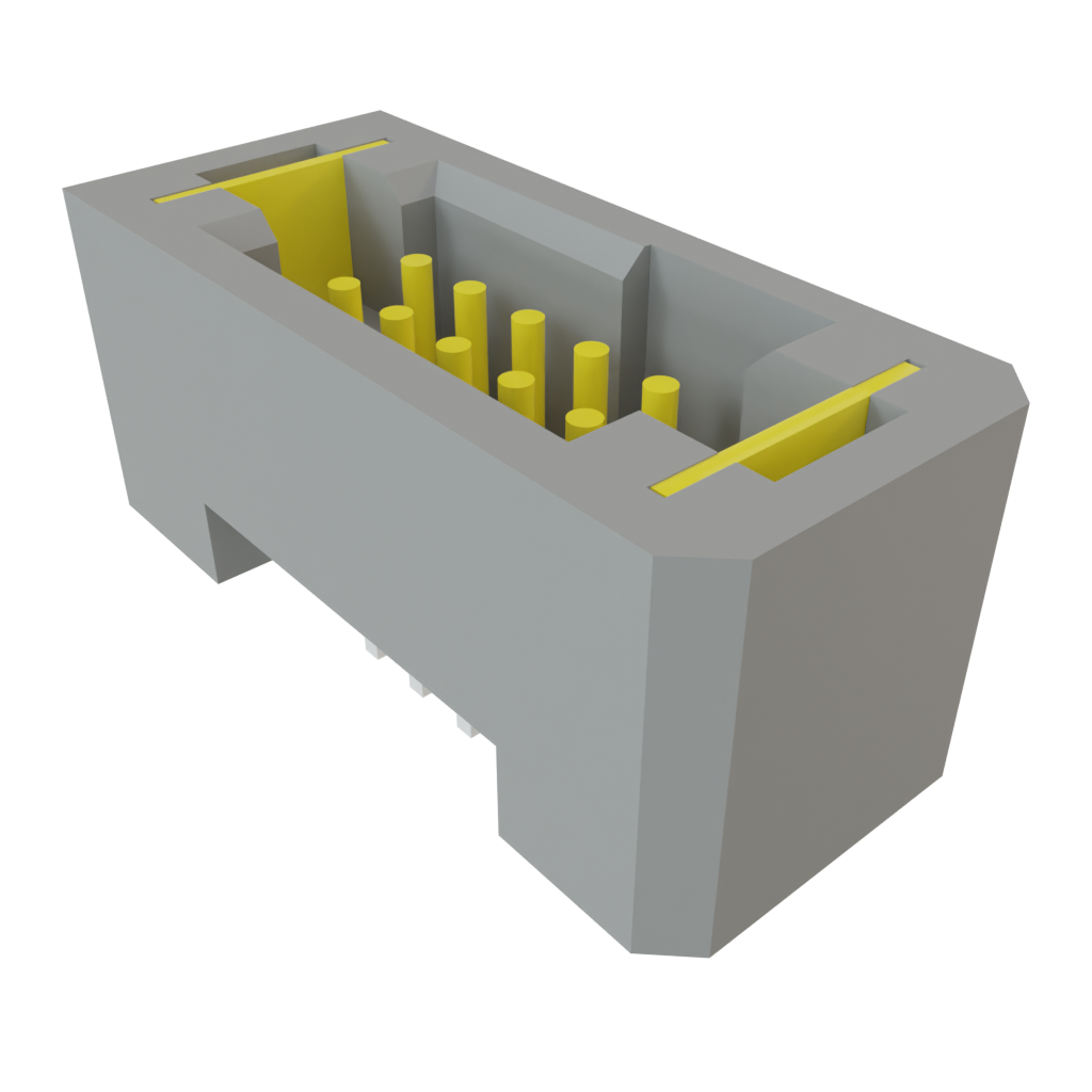 Samtec-TFM-105-01-S-D-WT Connector Headers and PCB Receptacles Conn Shrouded Header (4 Sides) HDR 10 POS 1.27mm Solder ST Top Entry Thru-Hole TIGER EYE™ Tube