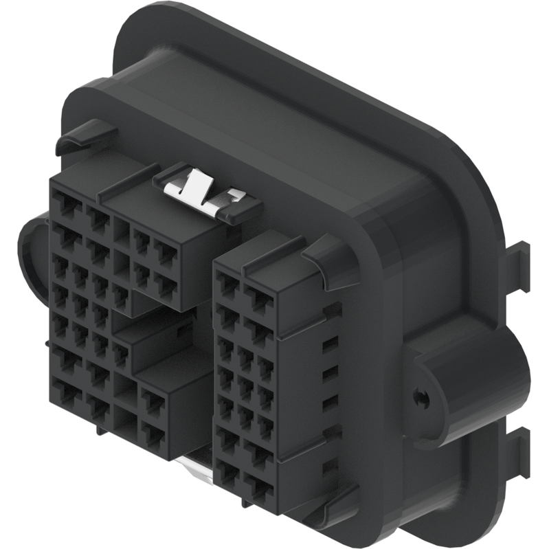 Delphi-15492518 分立接线罩连接器 Conn Housing RCP 42 POS Crimp ST Cable Mount Black