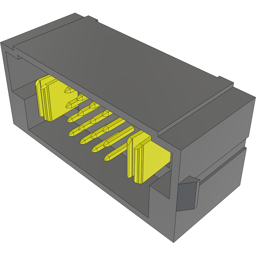 Samtec-MPTC-01-16-01-6.30-01-L-V Connector Headers and PCB Receptacles Conn Shrouded Header (4 Sides) HDR 2Power/16Signal POS 1.88mm/2mm Solder ST Top Entry Thru-Hole PowerStrip™ Tray