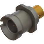 Conn SMP 0Hz to 26.5GHz 50Ohm Solder ST Panel Mount PL Gold Over Nickel Tray