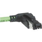 Cable Assembly Round Copper Cable 10m 22AWG RJ-45 4 POS M Crimp