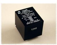 Hammond Manufacturing-104R Audiotransformator Audio Transformer 200V 27Ohm Prim. DCR 0.9Ohm Sec. DCR 6 Terminal Pin Thru-Hole