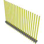 Conn Unshrouded Header HDR 21 POS 2.54mm Solder ST Top Entry Thru-Hole Bulk