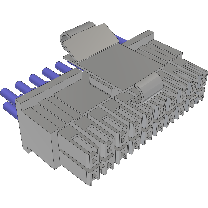 Samtec-MMSD-10-20C-L-36.00-S-K-M Cable Assembly AC Power Cable Assembly 0.914m Power 20 POS SKT Crimp 20AWG