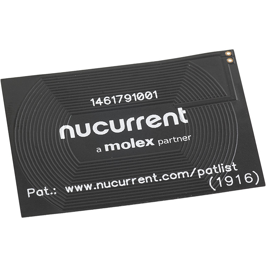 Molex-1461791001 Wireless Charging Coils Wireless Charging Coil Receiver 11.6uH 2% 200KHz 0.52OhmDCR 23Q-Factor