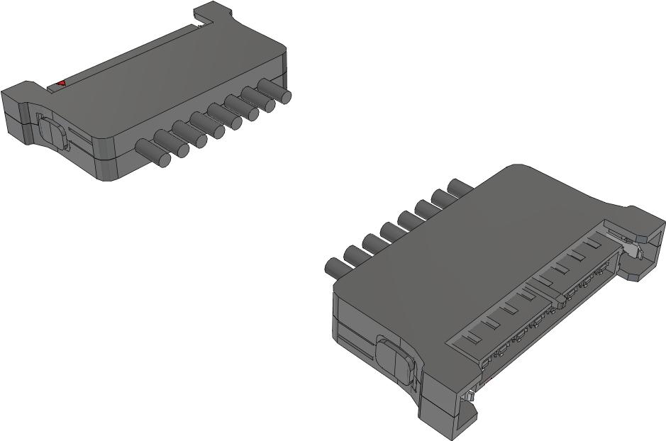 Samtec-IJ5C-08-0400-S-D-NUS-2 Montaje de cables coaxial 50 Ohm High-Isolation RF Cable Assembly