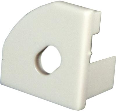 JKL Components-ZRC-18C-ECH Lighting Accessories LED Aluminum Corner Channel Rail with Cover