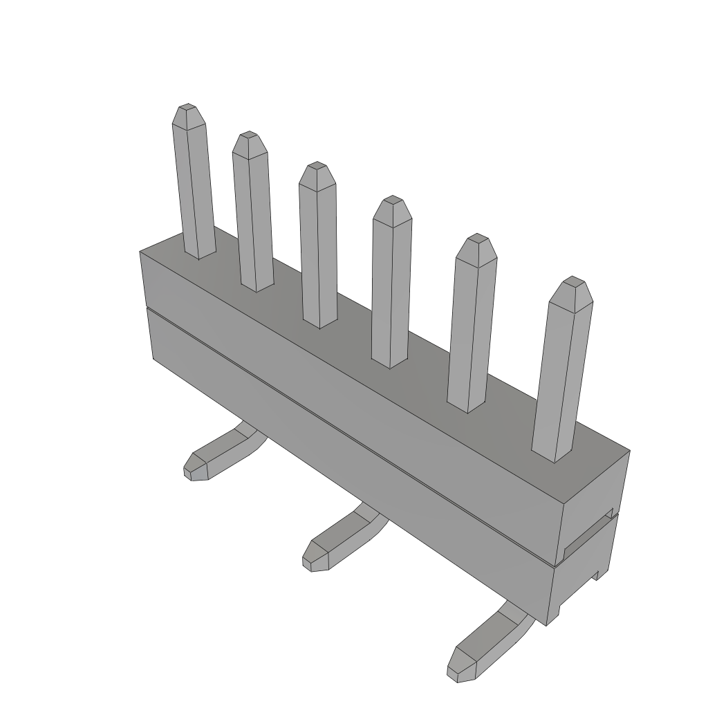 Samtec-TW-06-02-T-S-170-SM Steckverbinderleisten und Leiterplattenbuchsen Conn Board Stacker HDR 6 POS 2mm Solder ST Top Entry SMD Tube