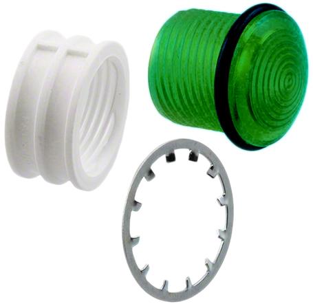 VCC (Visual Communications Company, LLC)-HMS_462_GTP Optical Lenses Round Optical Lens Green Polycarbonate